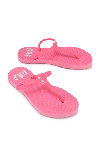 pink womens flip flops