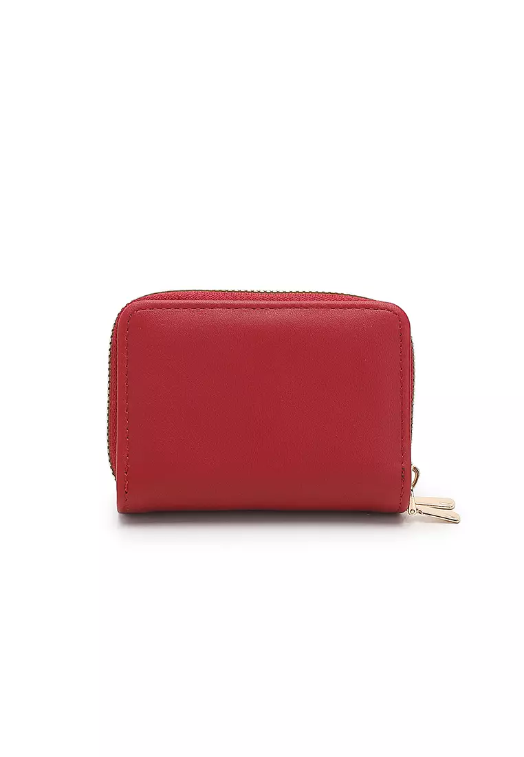 Women's Short Wallet / Purse - Red