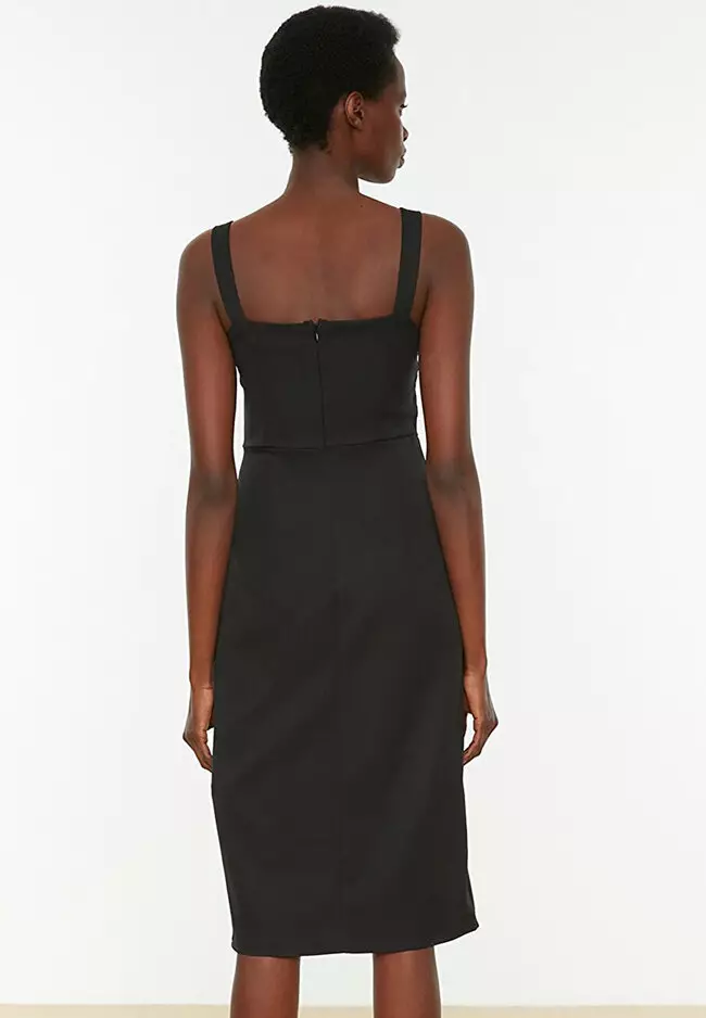 Eyelet Detailed Dress