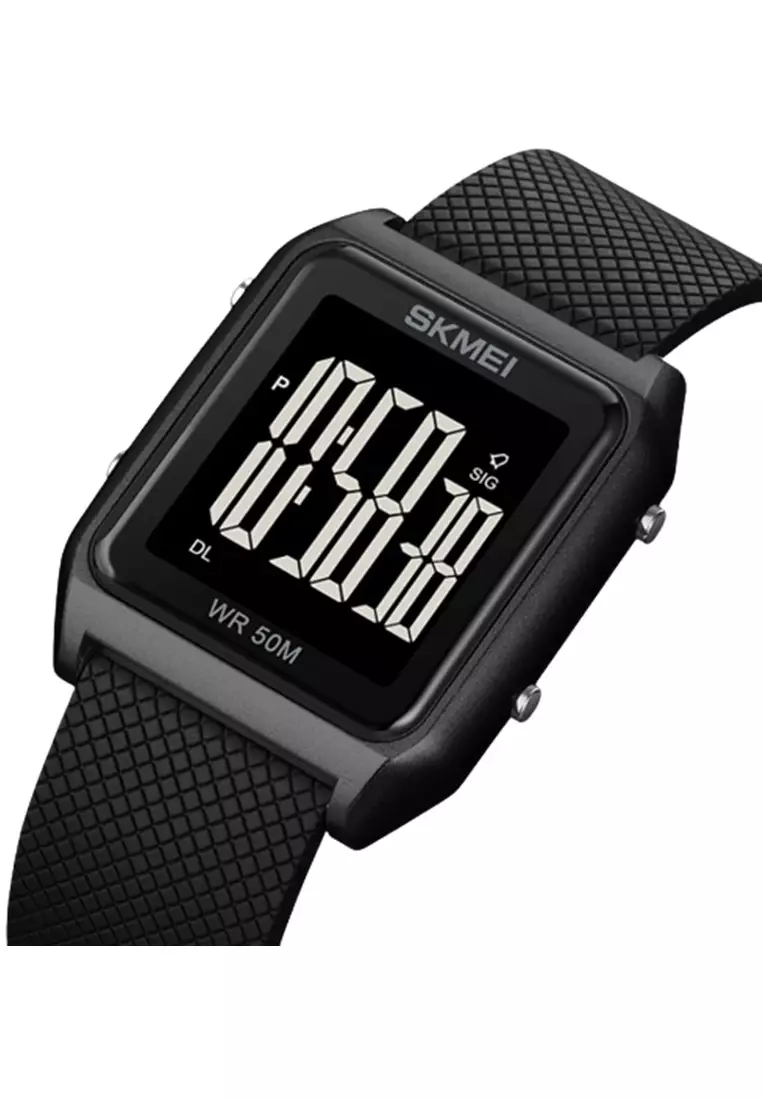 Jam Tangan Pria Digital Waterproof Many Function Strap Tali Material Silicone IR20 ORIGINAL