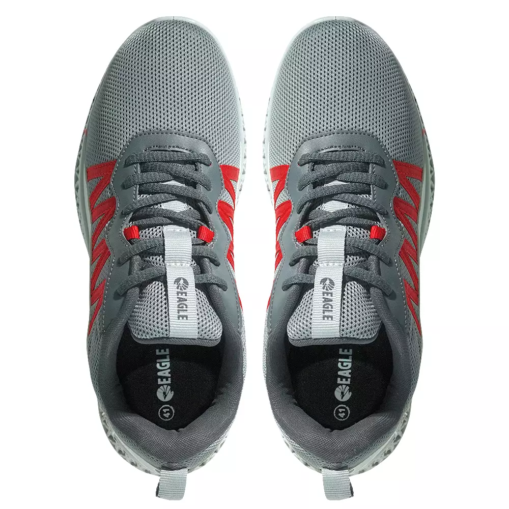 Eagle Sepatu Sneakers Lifestyle Enviro - ABU/MERAH