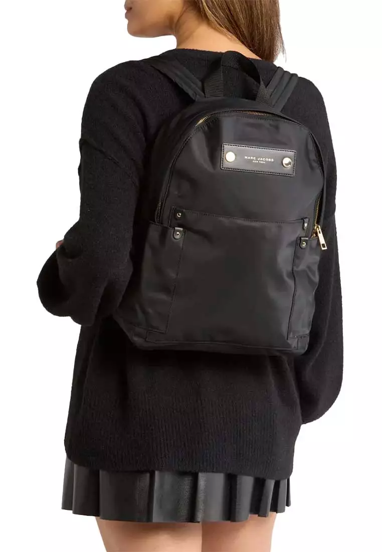 Preppy Nylon Backpack Black M0012907