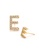 Atrireal gold ÁTRIREAL - Initial "E" Zirconia Stud Earrings in Gold 68AD7ACCC564DCGS_1