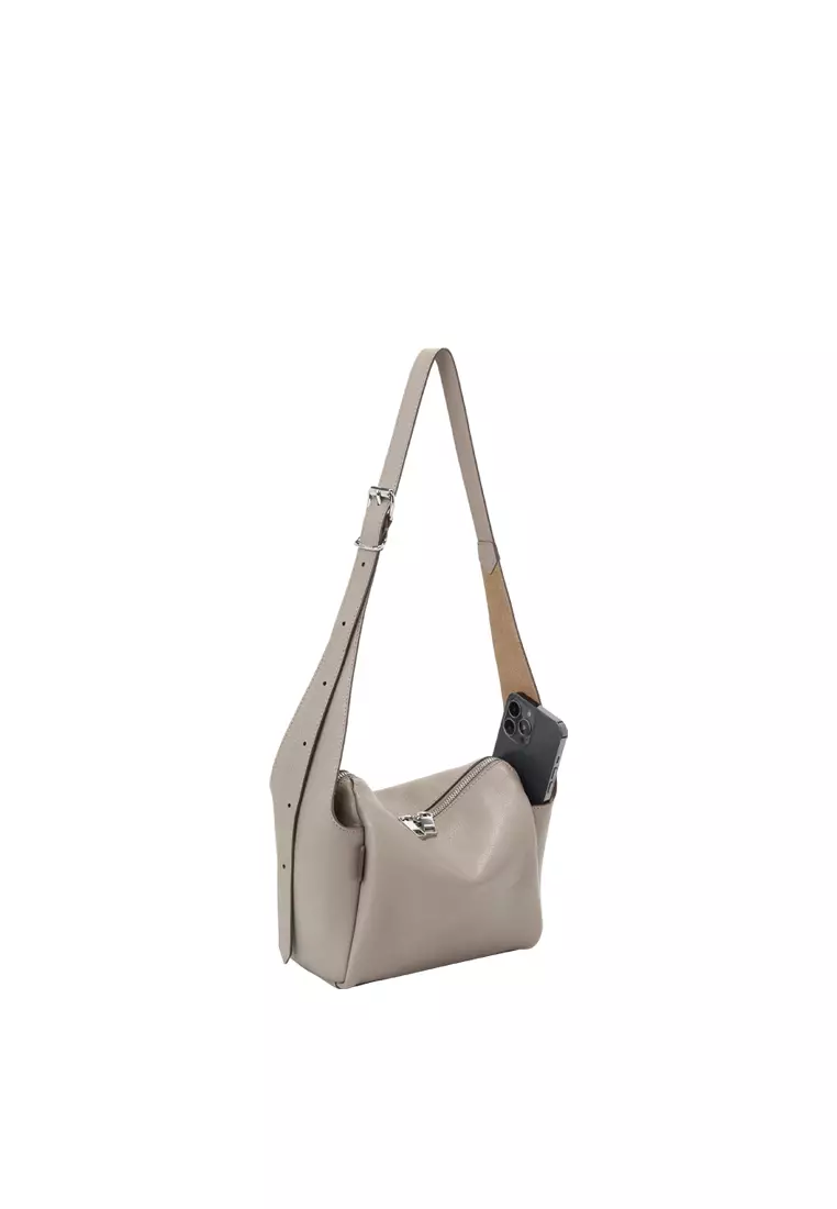 Petrichor Pockets Shoulder Bag Small - Grey