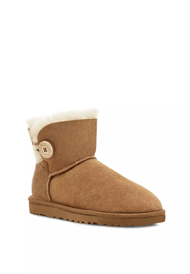 Chestnut Ugg W Mini Bailey Bow Buy UGG Women's Mini Bailey Button