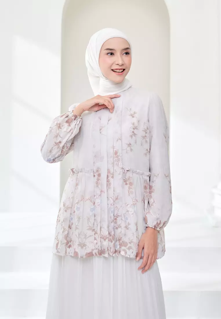 Anjani Blouse - Soft Grey