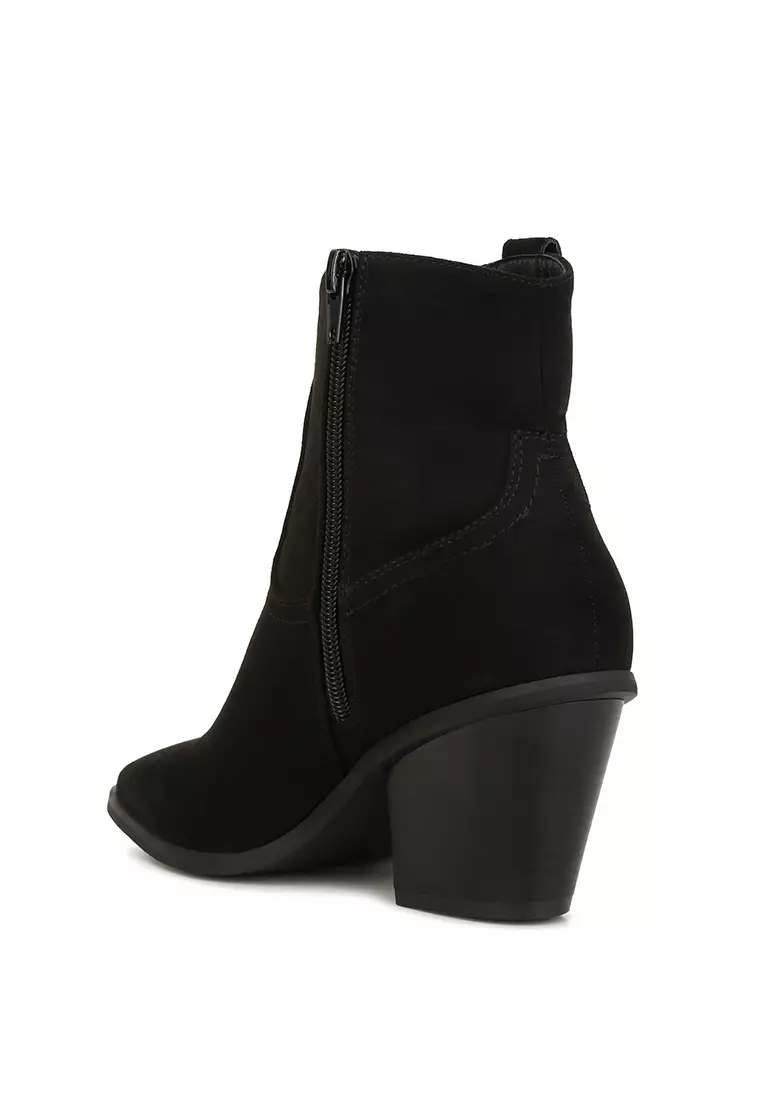 Buy London Rag Black Ankle Length Cowboy Boots 2024 Online ZALORA