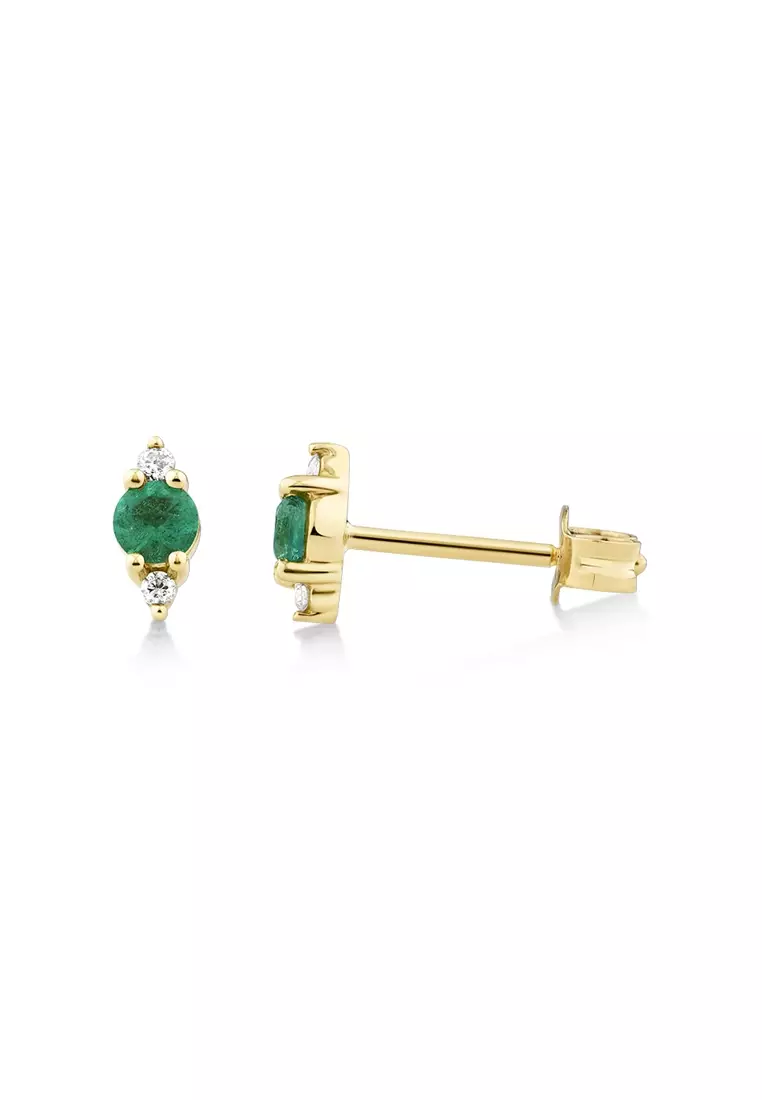 Michael hill emerald earrings store