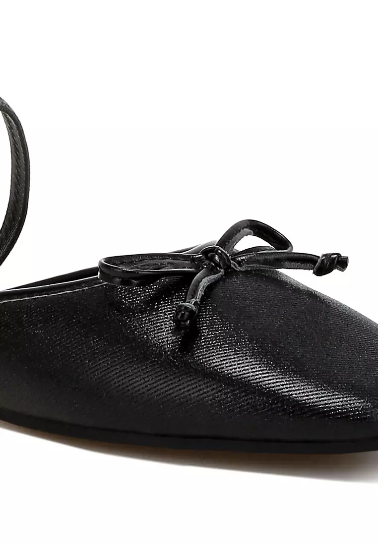 Sepatu Balet Glitter Hitam