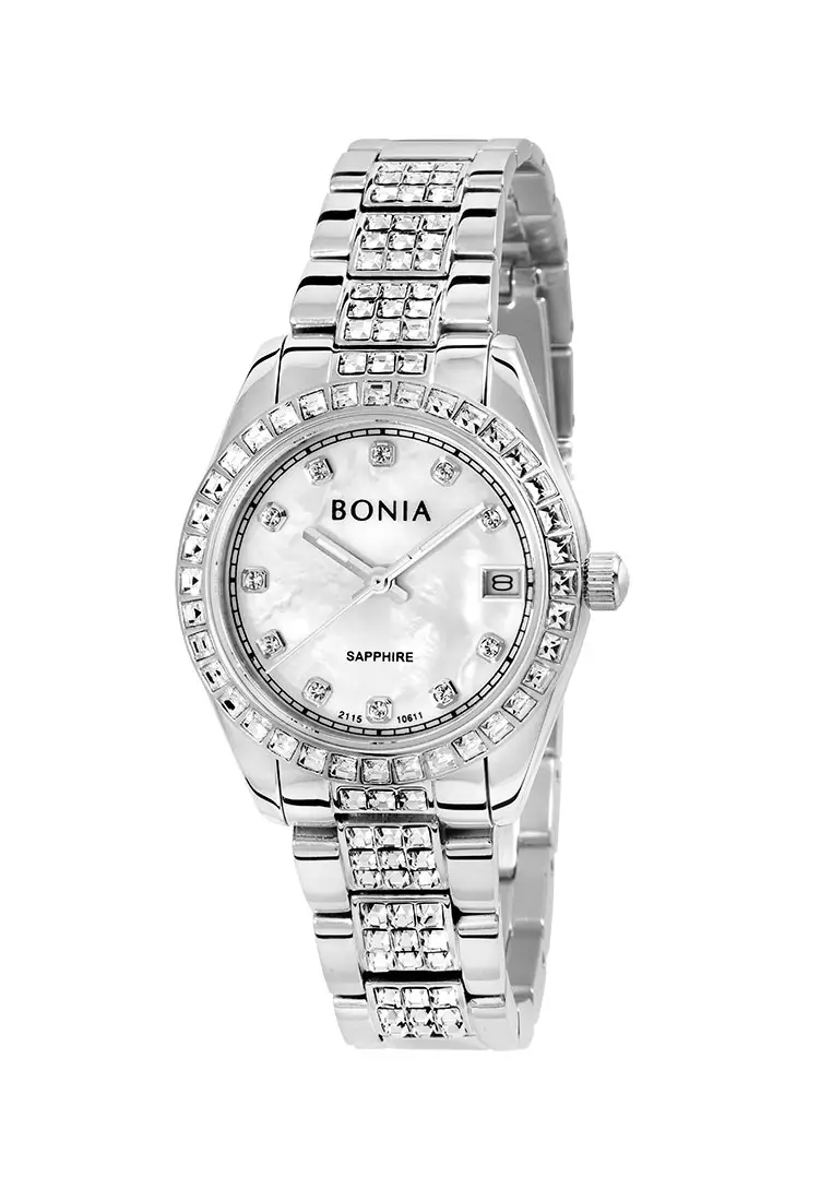 Bonia sapphire new arrivals crystal ladies watch