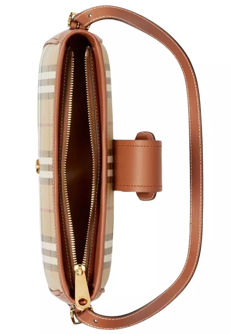 Sling Hobo Bag in Archive Beige/Briar Brown