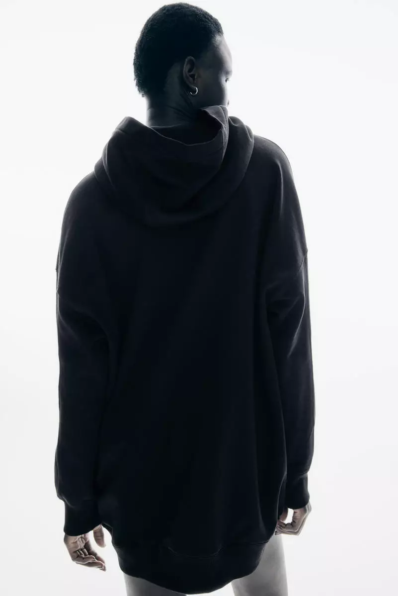 Oversized hooded dress