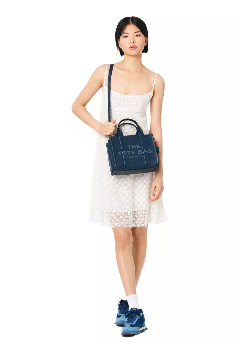 The Leather Small Tote Bag Traveler Tote Blue Sea H009L01SP21