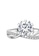 Her Jewellery silver CELÈSTA Moissanite Diamond  - La Inés Ring (925 Silver with 18K White Gold Plating) by Her Jewellery 1C25AAC2B72733GS_2