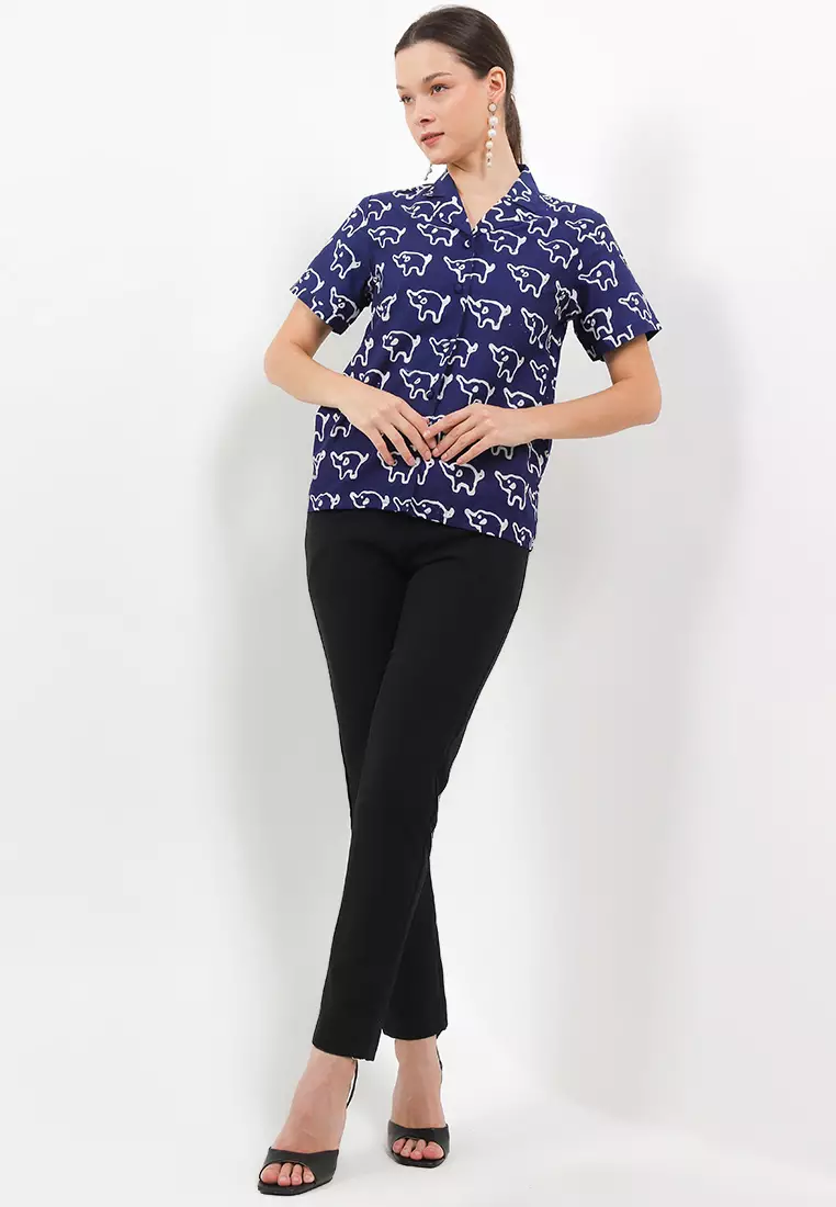 Rukmi Shirt Blouse Batik Cap