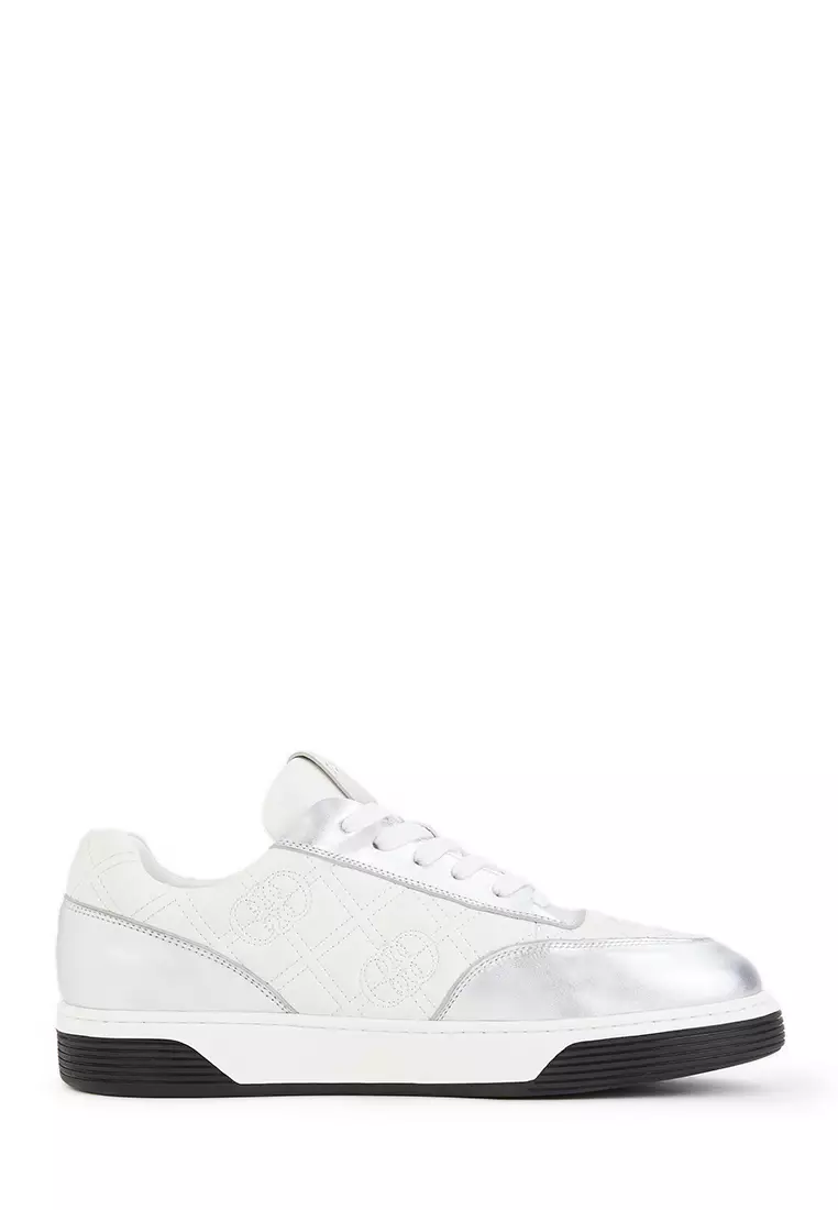 Discount on BONIA  shoes - SKU: Silver Lean Sneakers
