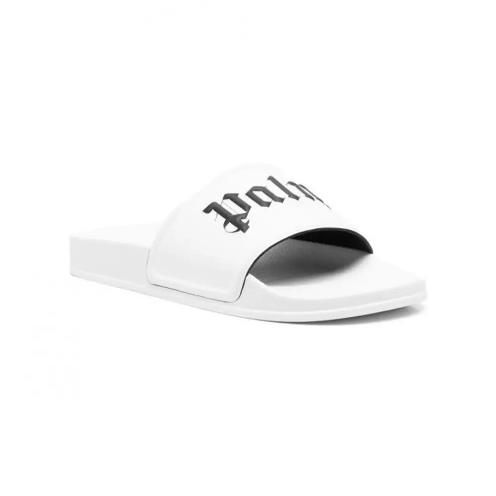 Palm angels best sale logo print slides