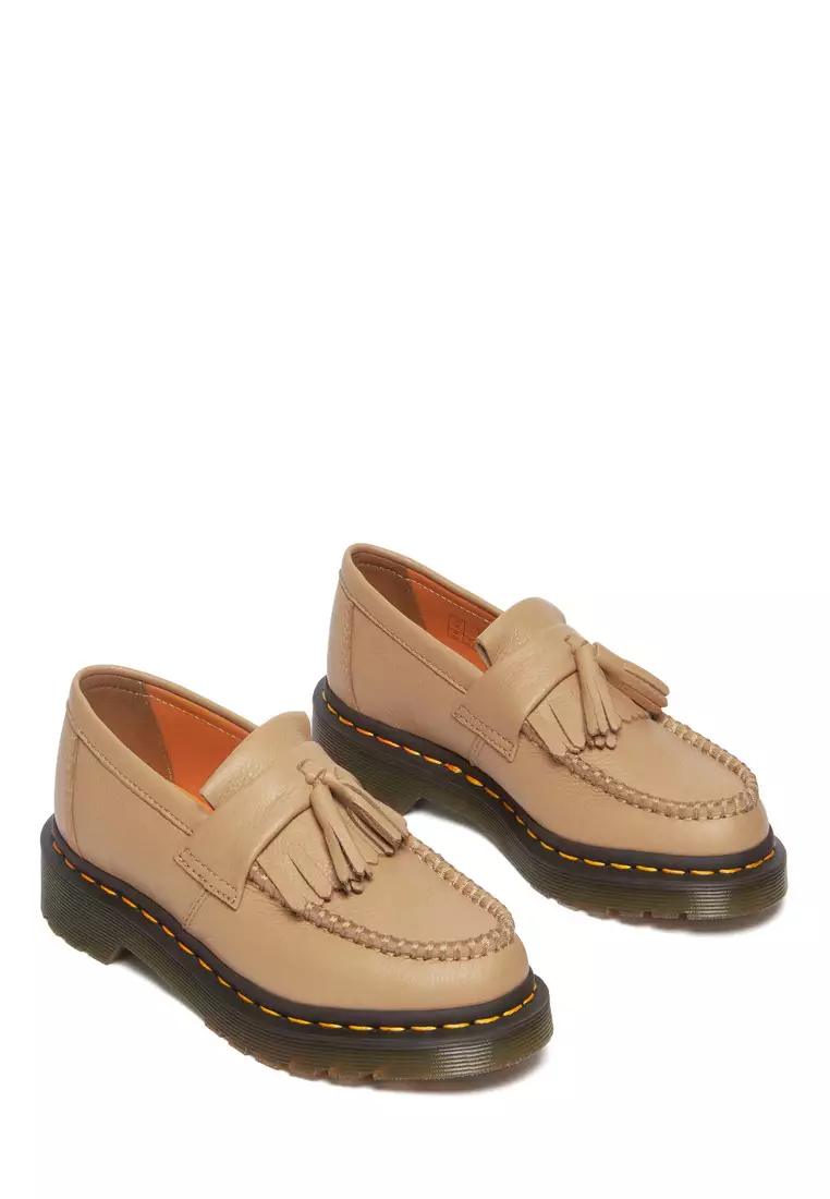 ADRIAN VIRGINIA LEATHER TASSEL LOAFERS