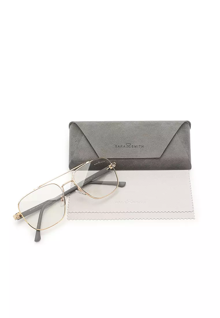 Unisex Photochromic Aviator Sunglasses (Kacamata Hitam) - Emas