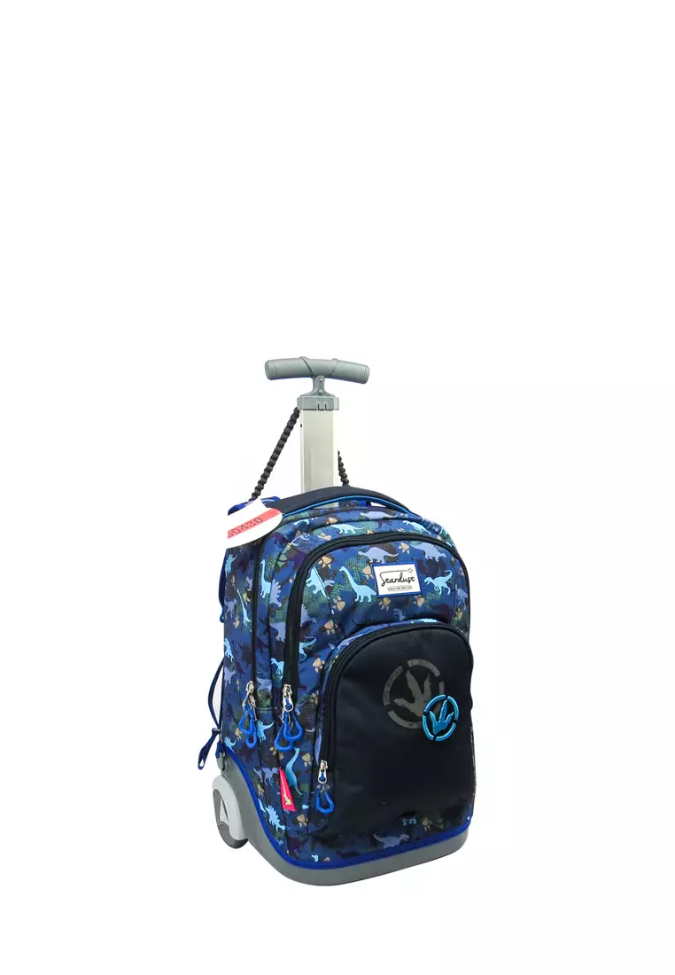 Stardust 2in1 Backpack and Trolley - Dinosaur - Tas sekolah