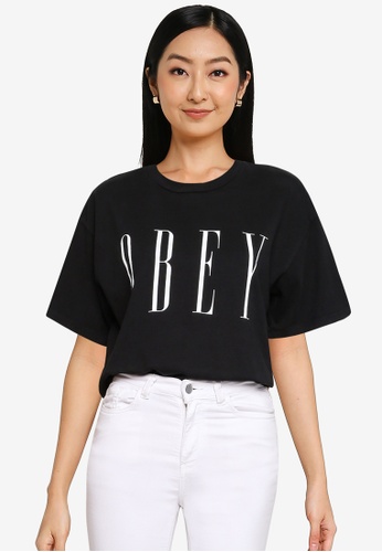 OBEY black Obey New T-Shirt 4FC00AA28558CAGS_1