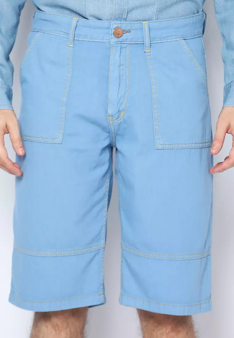 Celana Pendek Skena Pria Denim Chambay 162404