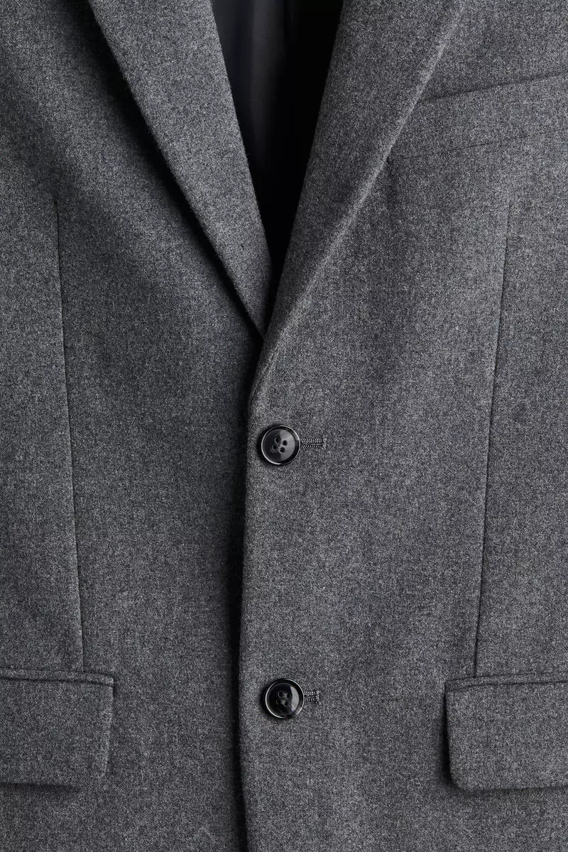 Regular Fit Wool-blend jacket