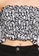 MISSGUIDED black Shirred Bardot Crop Top 3FF4CAA69E2EB3GS_3