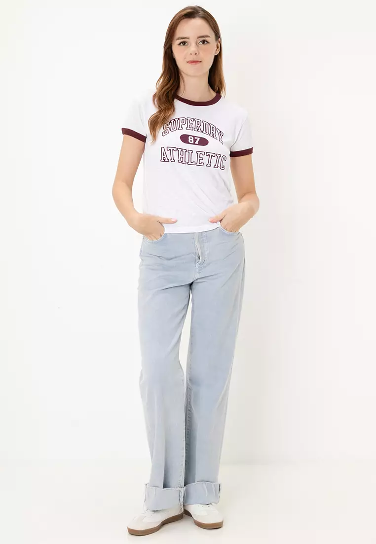 Athletic Ringer Fitted T-Shirt