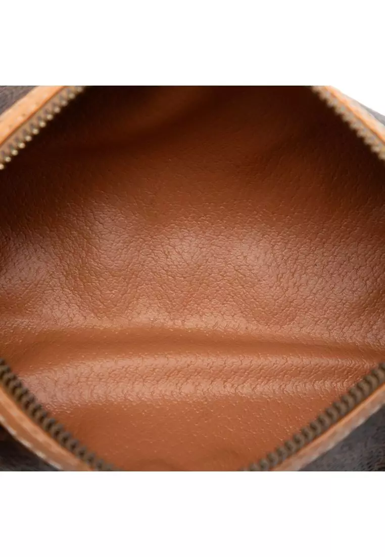 Pre-Loved Celine Macadam Coated Canvas Crossbody