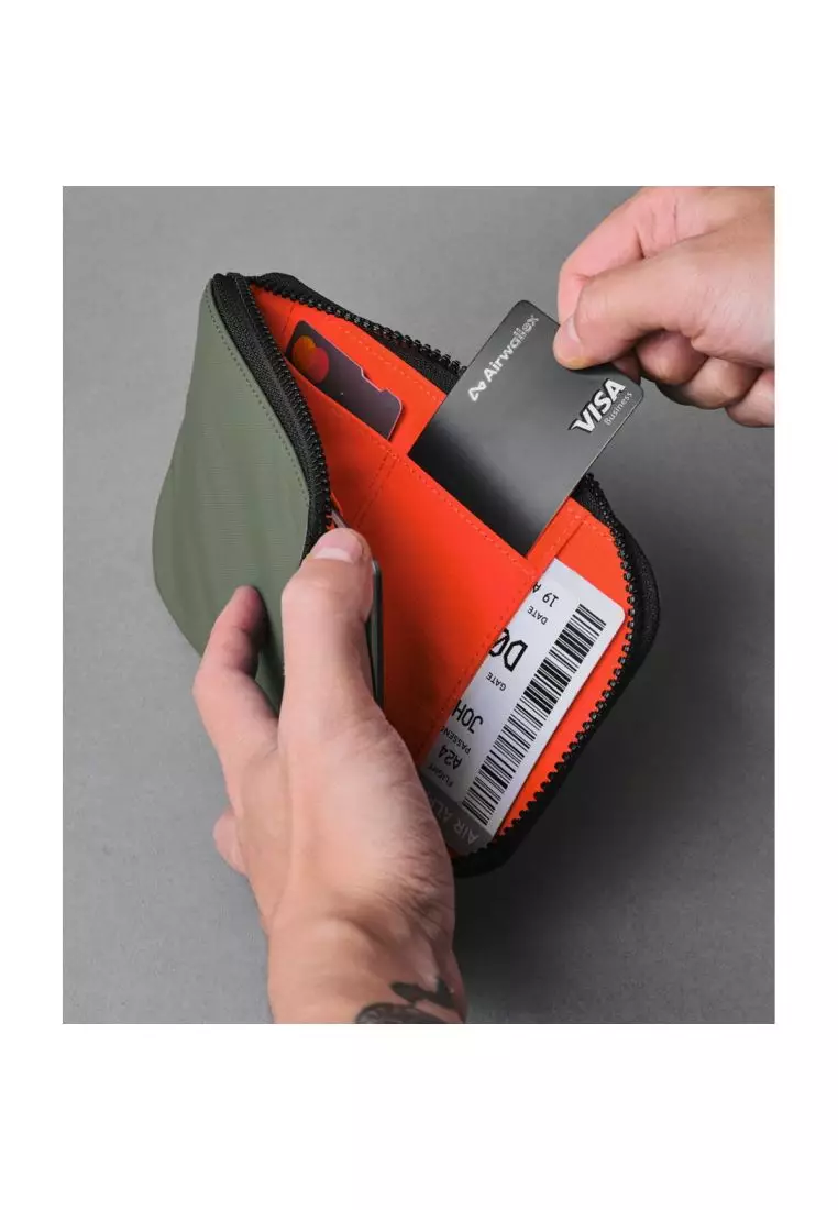 Alpaka Zip Travel Wallet Axoflux 210D (Green)