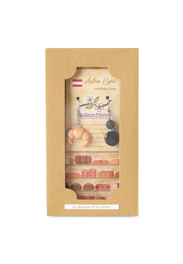 Austrian Kipferl with Ruby Zoisite