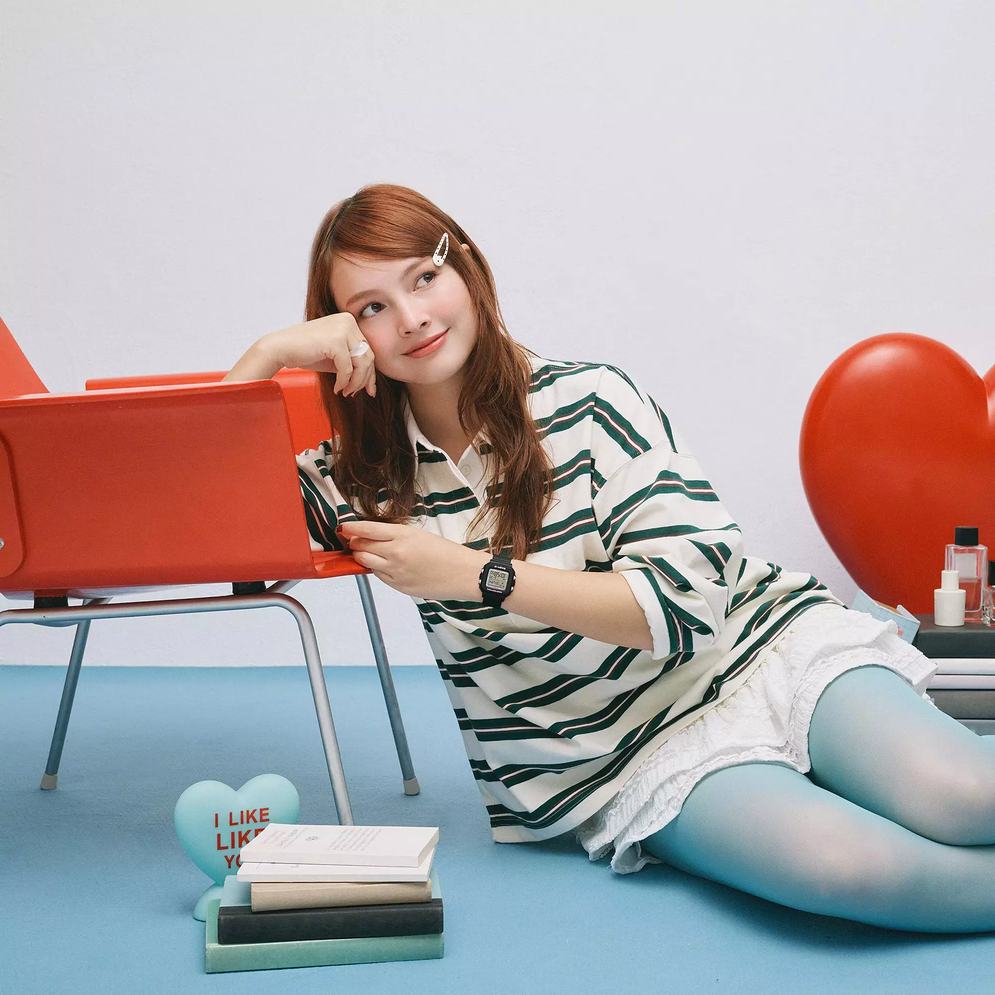 Casio Baby-G Jam Tangan Wanita dengan format Digital BGD-10KH-1DR