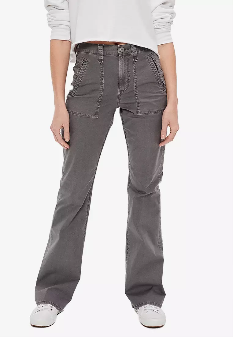 Buy American Eagle Super High Rise Relaxed Flare Pants Online