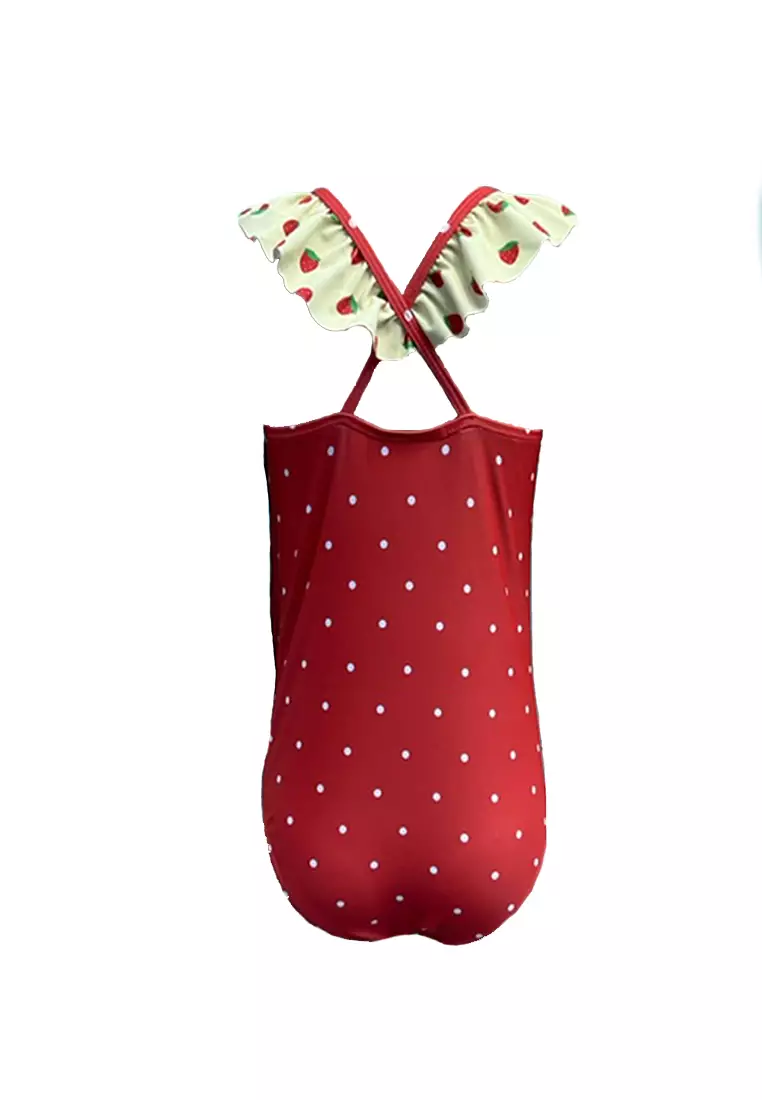 Red polka dot sale bathing suit one piece