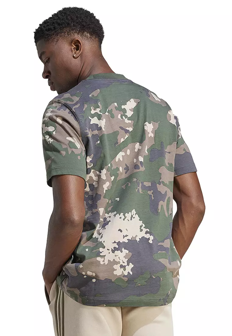 Adidas camo multicolor top