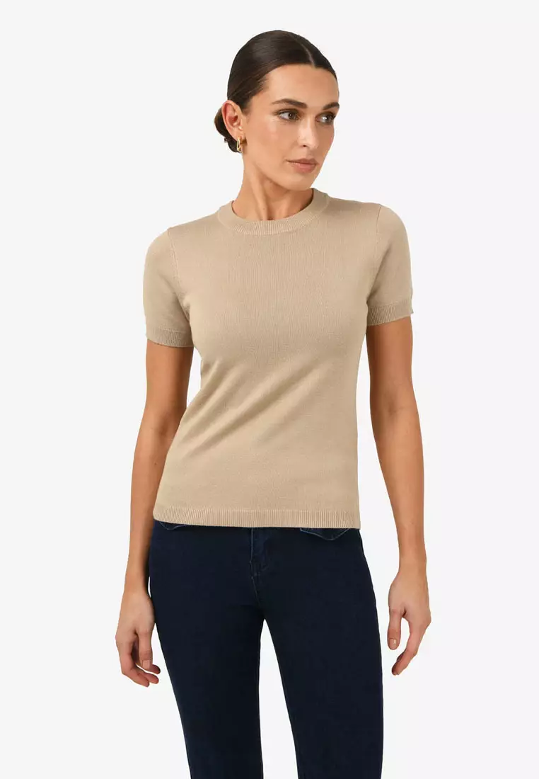 Catherine Short Sleeve Knit
