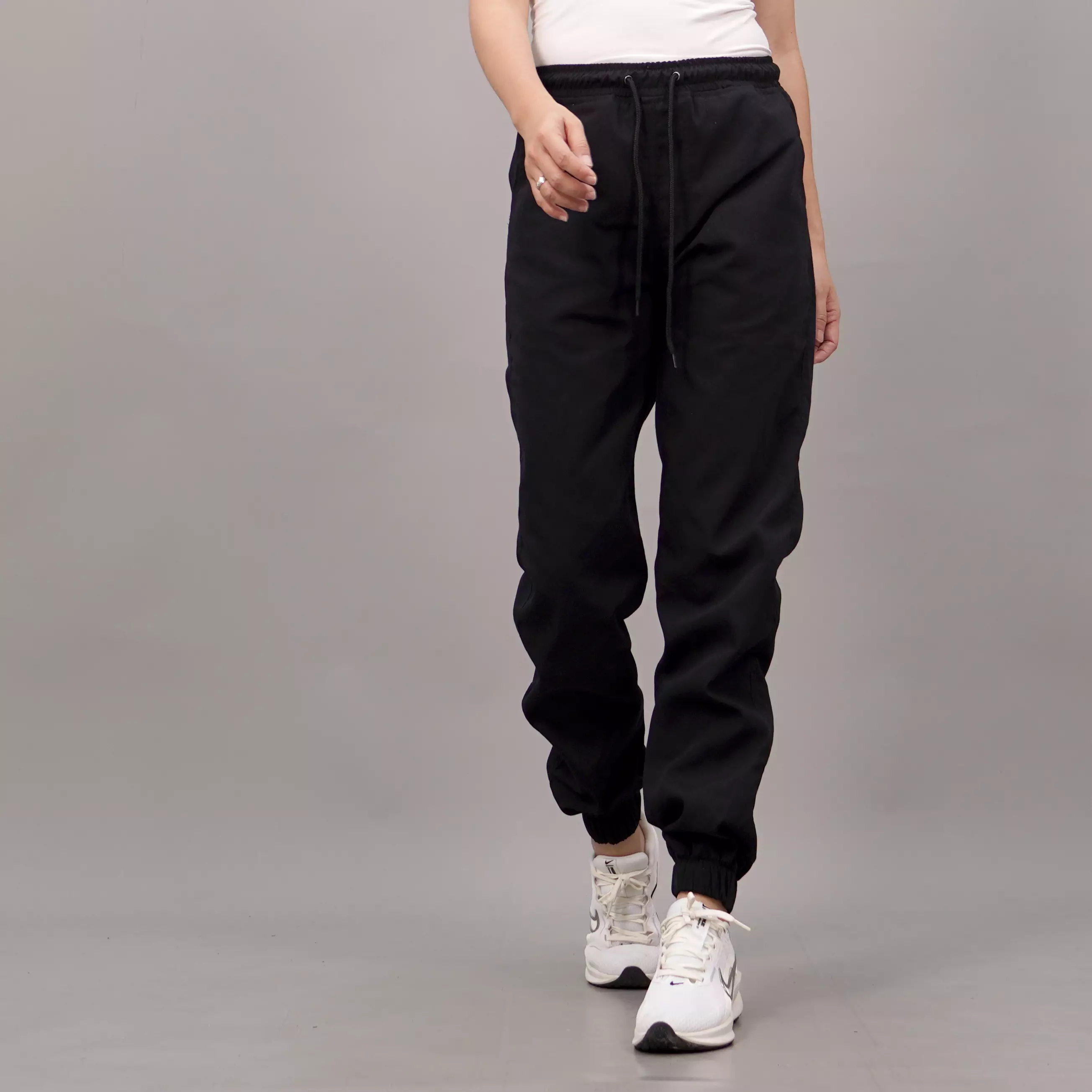  DIAN Celana Jogger Hitam Polos Jogger Pants Wanita Celana Joger Pants - HITAM