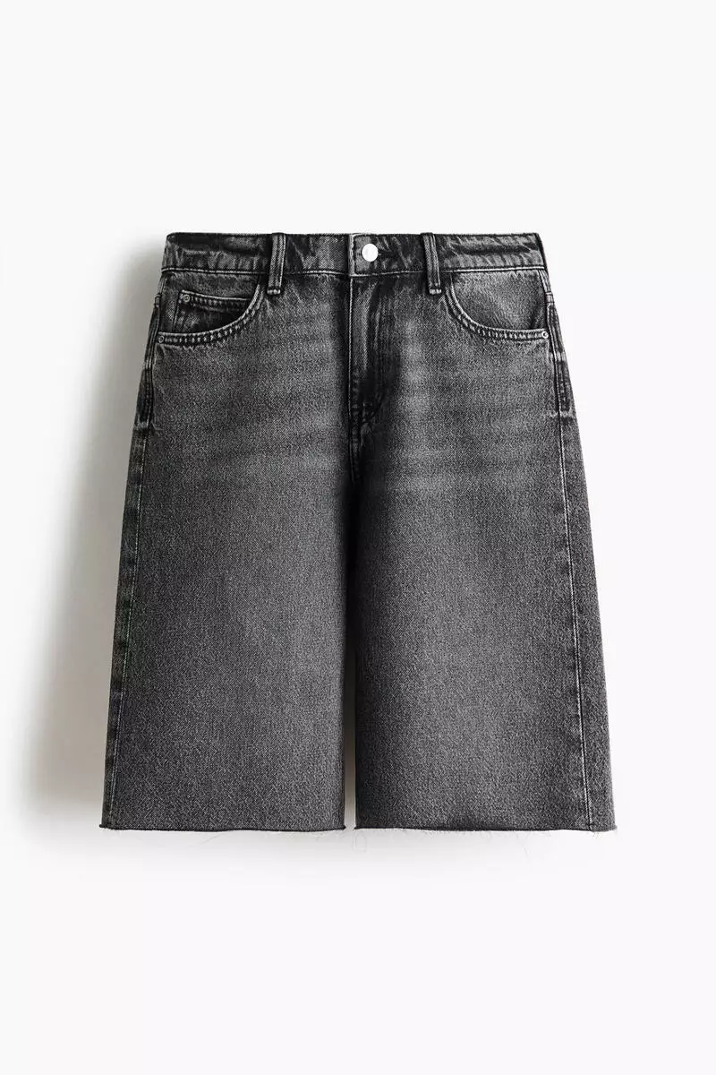 Denim Bermuda shorts