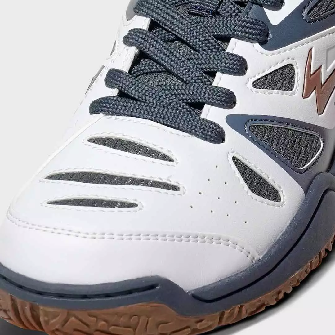 Eagle Sepatu Badminton Vibra - PUTIH/BIRU TUA