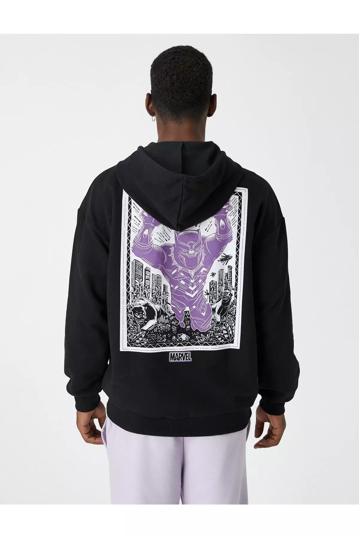 Marvel hoodie grey sale