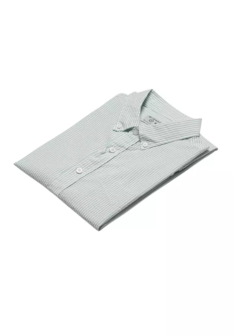 Buy Giordano Men's Seersucker Short Sleeves Shirt 2024 Online | ZALORA ...