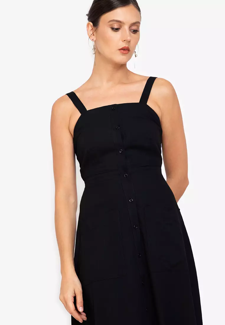 Zalora fit best sale and flare dress