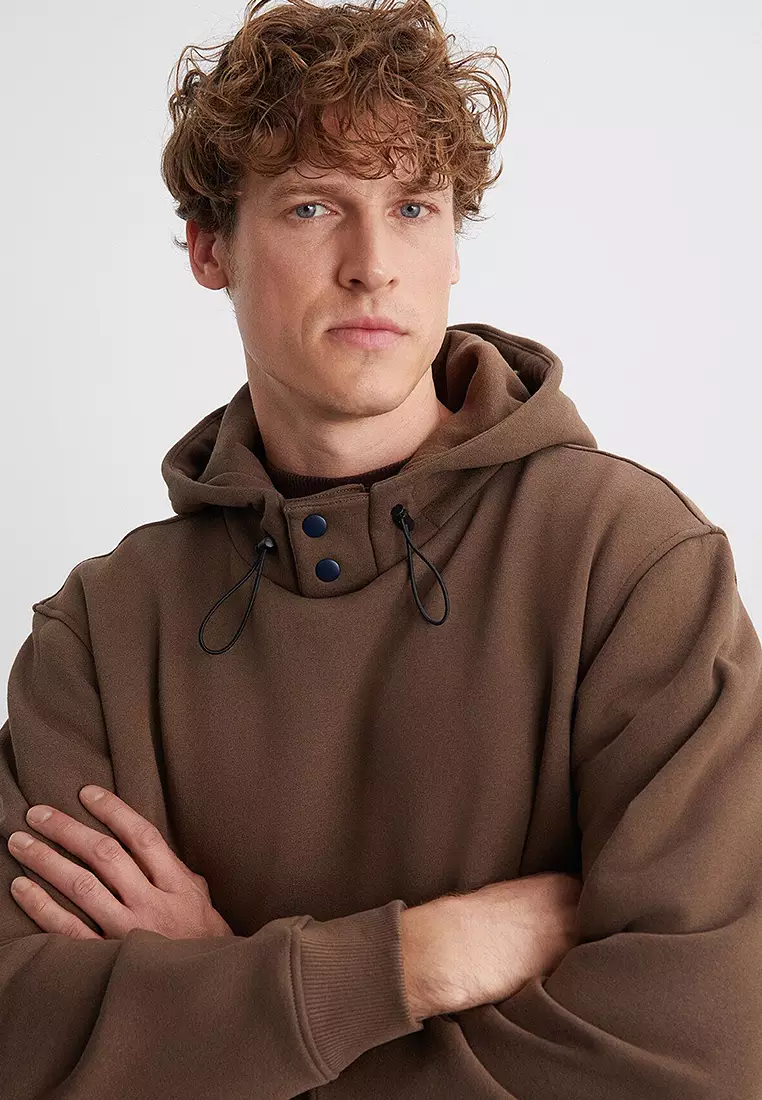 Jorna Snap Collar Hoodie