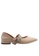 Twenty Eight Shoes beige Pointed Strap Leather Flat Shoes TH688-11 315DFSHD03AD62GS_1