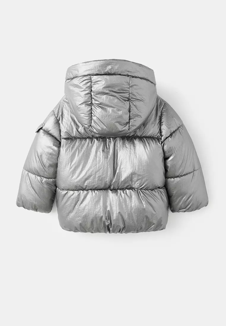 Metallic Puffer Jacket