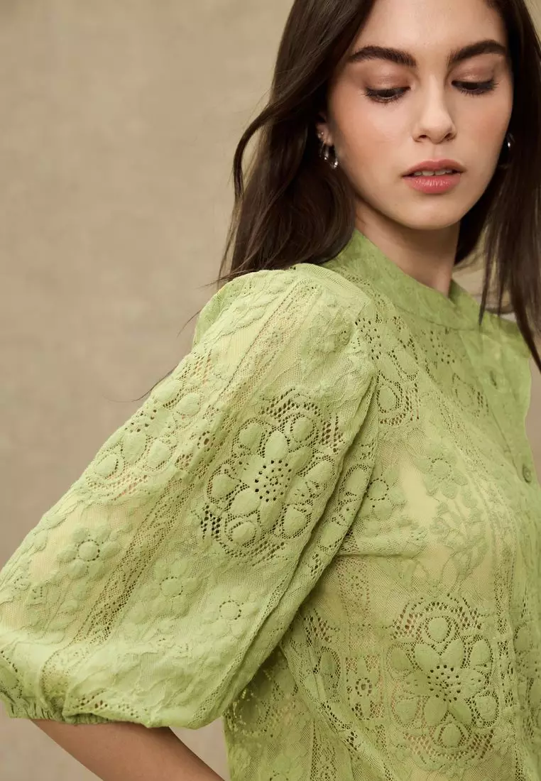 NEXT Lace Half Sleeve Blouse 2026 | Buy NEXT Online | ZALORA Hong Kong