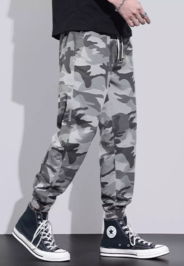 Camo jogger pants mens on sale