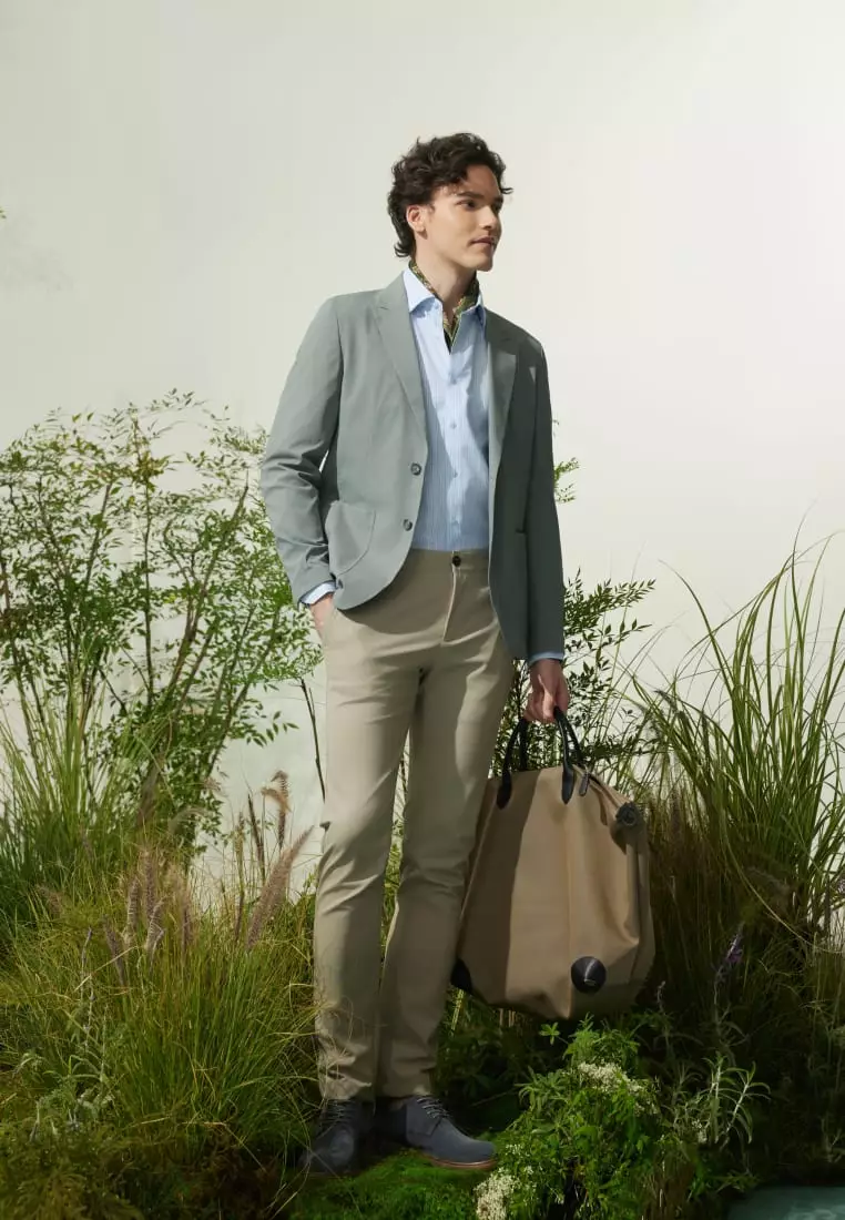 G2000 Seersucker Relax Fit Casual Blazer