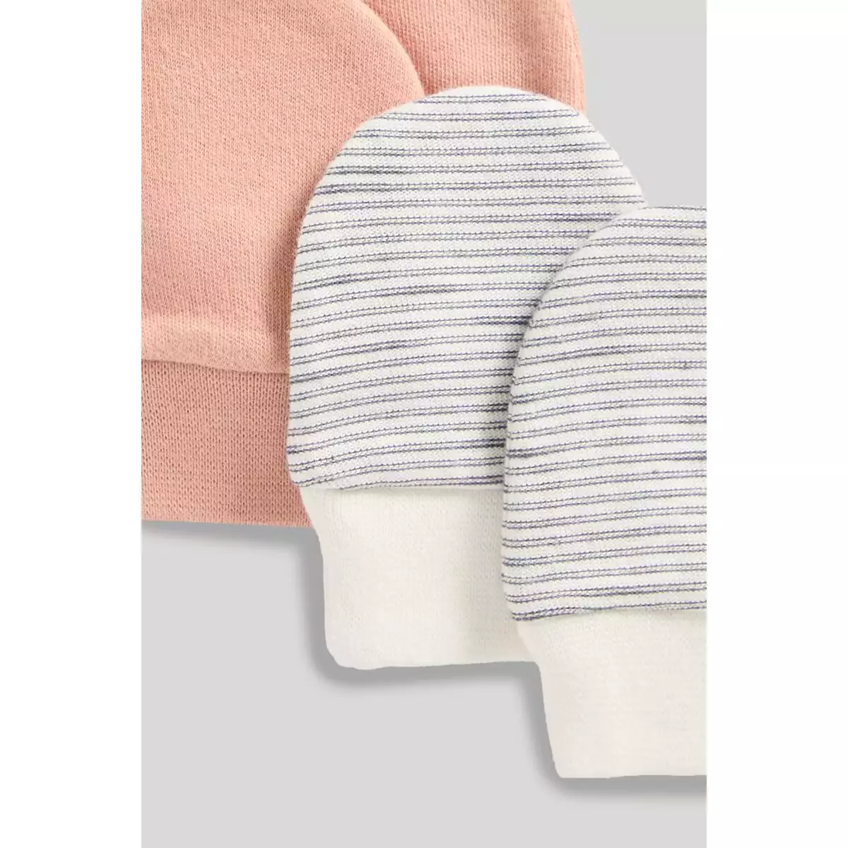 Mothercare Natural Baby Mittens - 2 Pack - Sarung Tangan Bayi Laki-laki (Cokelat)